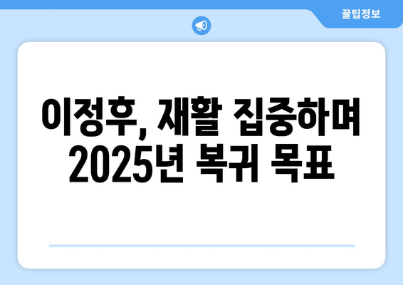 이정후 어깨 수술 성공, 2024년 샌프란시스코 시즌 아웃