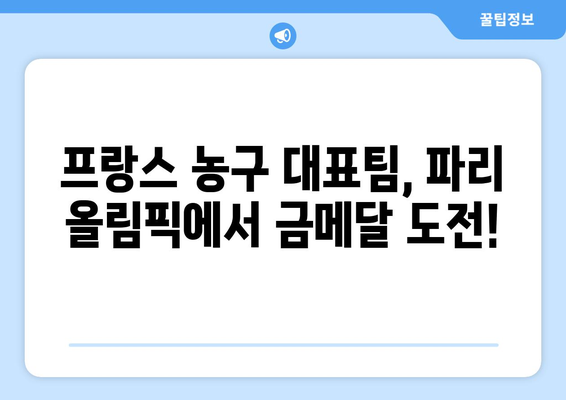 파리 올림픽 농구: 프랑스 팀에 대한 전망 분석