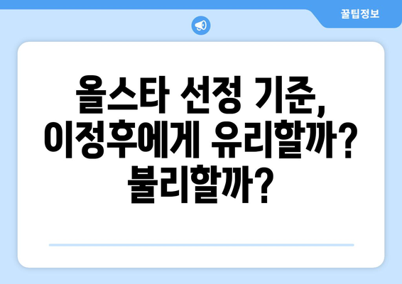 이정후의 MLB 올스타 출전 가능성