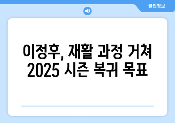 이정후, 어깨 수술로 2024년 시즌 아웃