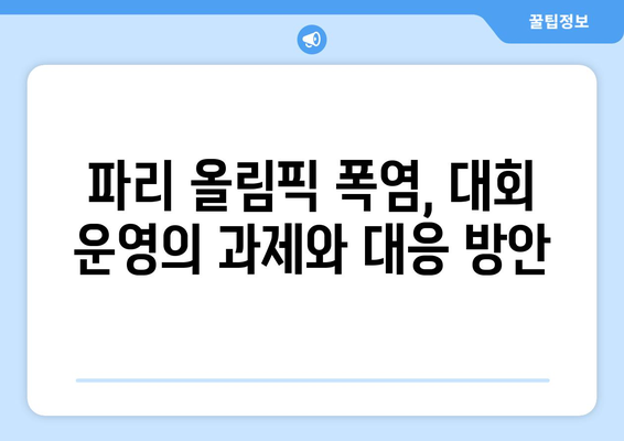 파리 올림픽 폭염 대비책: 에어컨 없는 대회 현장의 생존 전략