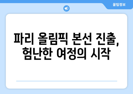 2024 AFC U23 아시안컵: 파리 올림픽 축구 한국 국가대표 일정 및 중계 정보