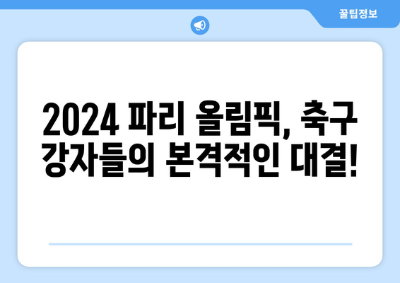 2024 파리 올림픽 축구 본선진출국 확정