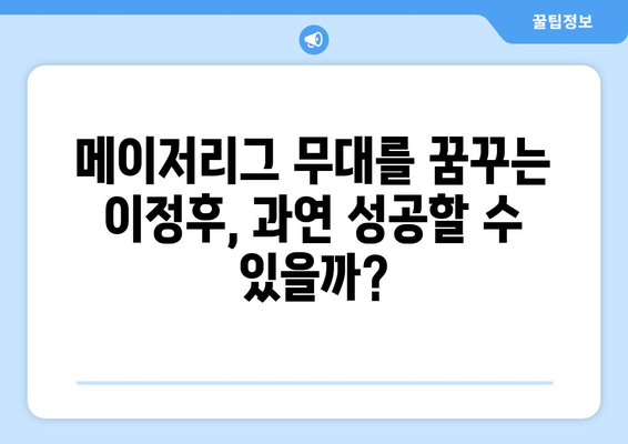 이정후, 샌프란시스코에서의 도전