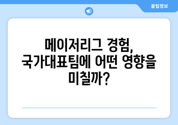 메이저리그 선발투수, 김하성이 국가대표를 이끈다