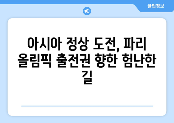 AFC U23 아시안컵 8강 일정 확정: 파리 올림픽까지 2승 남음