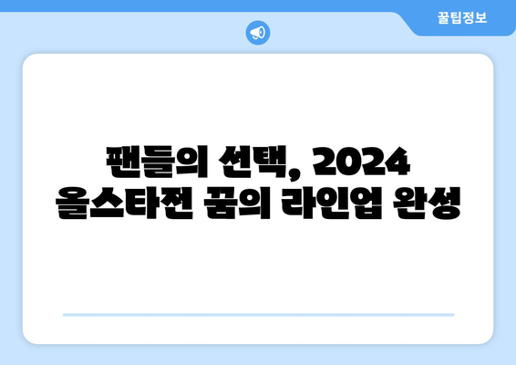 2024년 KBO 한국 프로야구 올스타전 팬투표 선수 명단