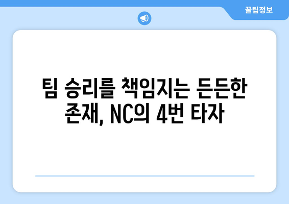 NC 다이노스 4번 타자: 미스터 클러치