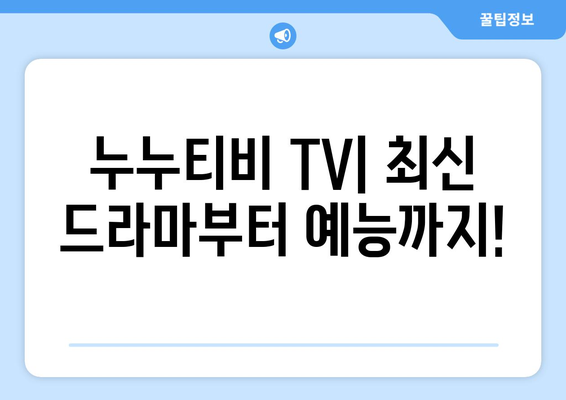 누누티비 TV 소개