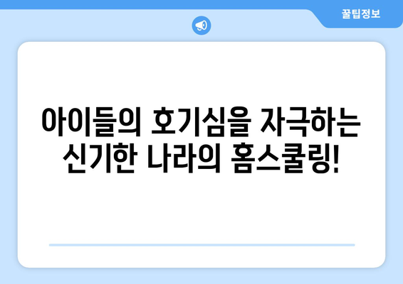 키위티비와 함께 신기한 나라의 홈스쿨링에서 영감을 얻으세요