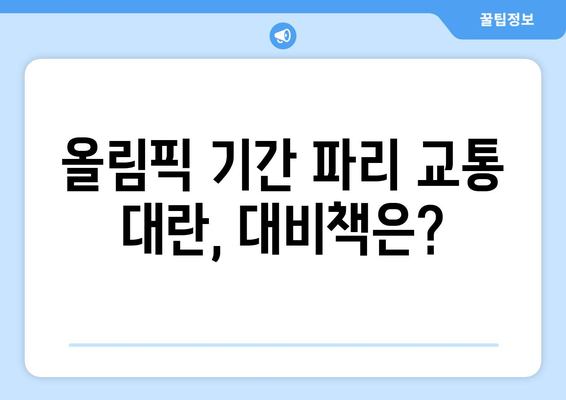 파리올림픽 교통 비용