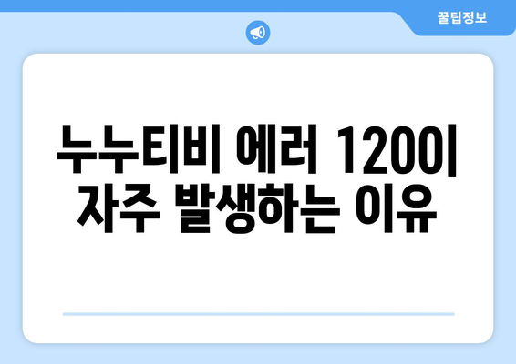 누누티비 에러 코드 1200: 비디오 재생 중 오류