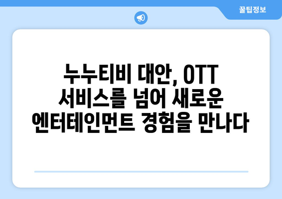 OTT 서비스 대체를 위한 누누티비의 대안 제공