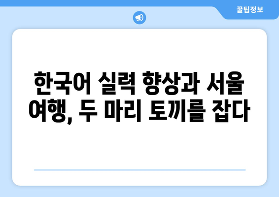 샌디에이고 분위기: 한국어 공부와 서울 시리즈