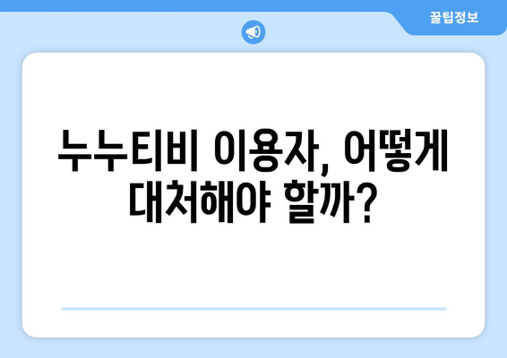 누누티비 앱, 정부 차단을 피할 수 있을까?