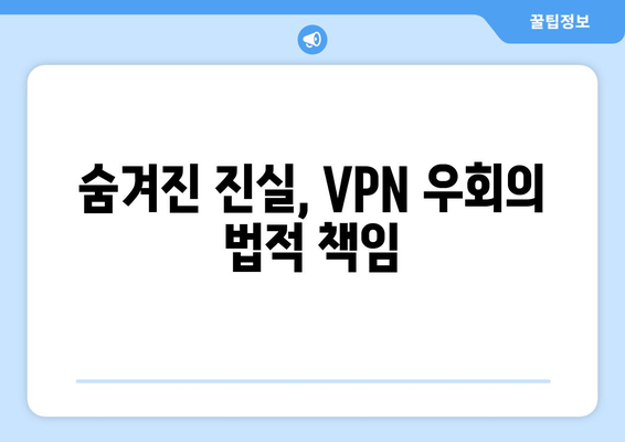 VPN 우회 주소 해당 법적 처벌 주의