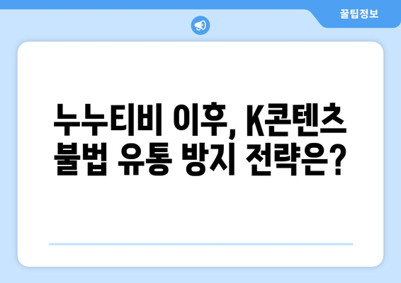 누누티비 사례를 통한 불법 K콘텐츠 유통 전략