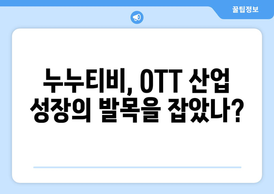 누누티비 폐쇄: OTT 산업에 미치는 경제적 영향