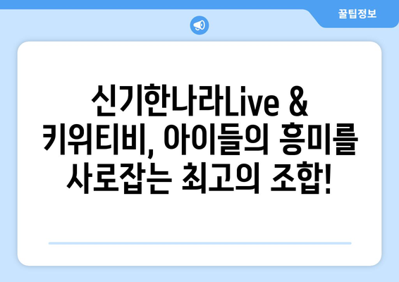 신기한나라Live 키위티비로 온라인 학습을 재미있게