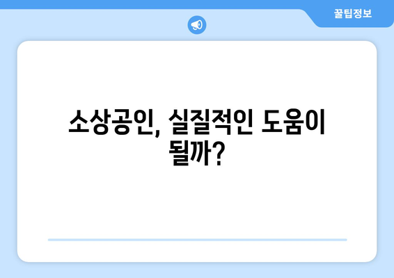 민생회복지원금 논쟁의 핵심 이슈