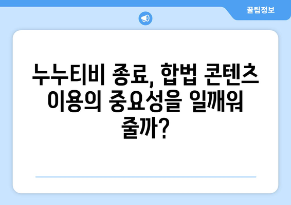 누누티비 종료: OTT 시장에 미치는 영향