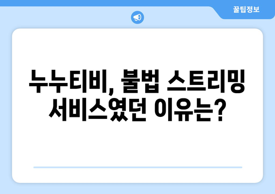 누누티비에 대한 전체적인 정보