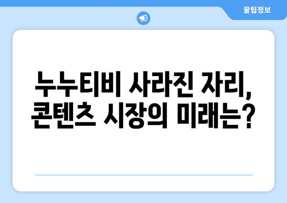 누누티비 종료 이유: 앱도 폐쇄된 사이트의 운명