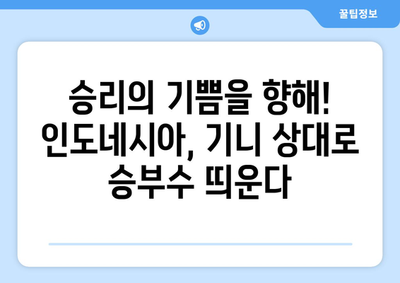 파리 올림픽 2024 AFC U-23 아시안컵 인도네시아 vs 기니 중계, 결과, 본선진출국