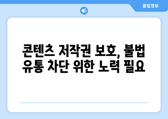 제2의 누누티비 봉쇄: 불법 콘텐츠 유통 업체에 의무 부과