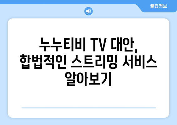 누누티비 TV에 관하여: 알아두면 좋은 사실