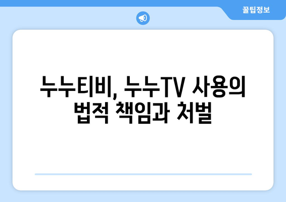 누누티비와 누누TV: 우수성과 불법성