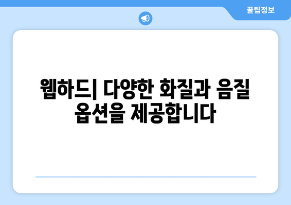 티비위키 대신 웹하드 스트리밍을 이용하는 이점