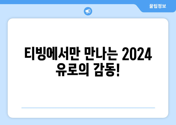 2024년 유럽축구선수권대회 티빙 단독 중계