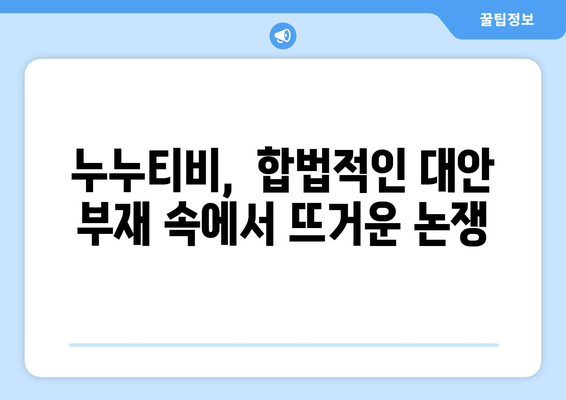 누누티비, 누누TV에 대한 리뷰: 불법이지만 유용성 인정