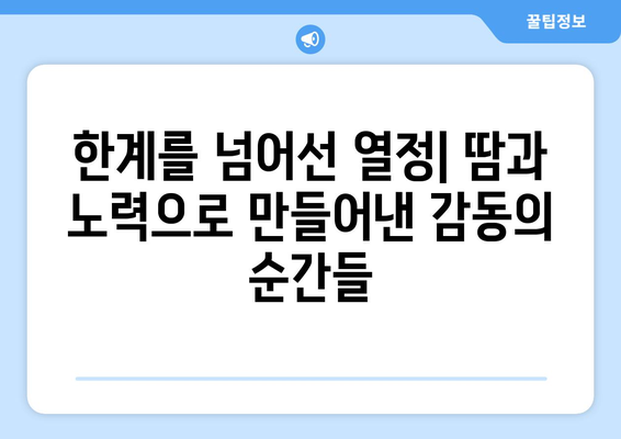 올림픽 선수들의 영감을 주는 이야기