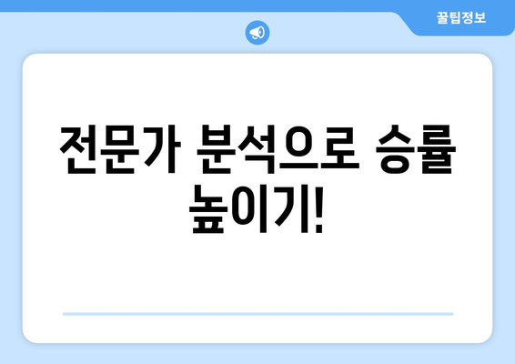 스포츠토토 추천 픽 및 중계 기록 통합 안내