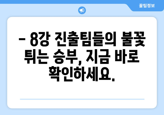 <코파 아메리카 2024> 8강 스포츠 중계 보러 가자!