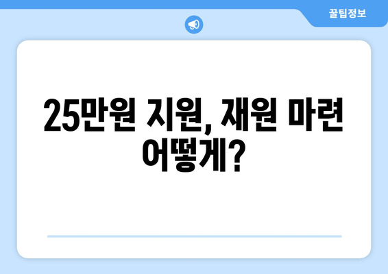 국민 절반이 반대하는 25만원 민생지원금