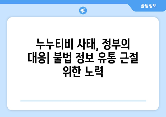 누누티비 재발 방지: 정부, 불법정보 우회 유통 차단 추진