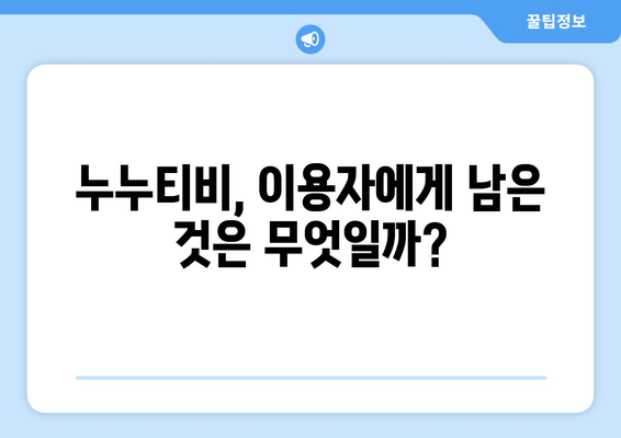 누누티비 엔터테인먼트: 불법 스트리밍 사이트의 흥망 성쇠