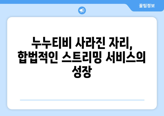 누누티비 세상에 떴던 넷플릭스의 대안