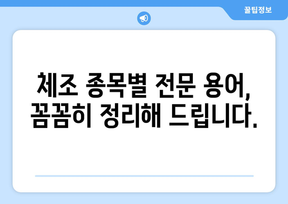 파리 올림픽 체조 용어 정리하기