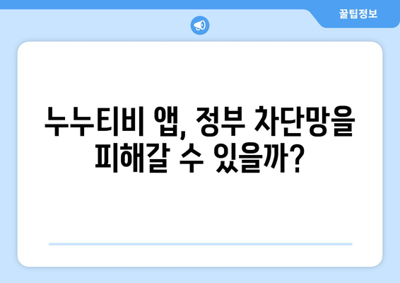 정부 차단을 피하는 누누티비용 앱: 가능할까?