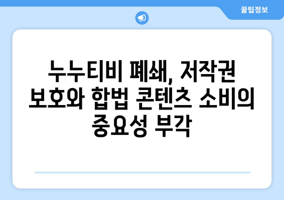 누누티비 폐쇄: OTT 산업에 미치는 영향