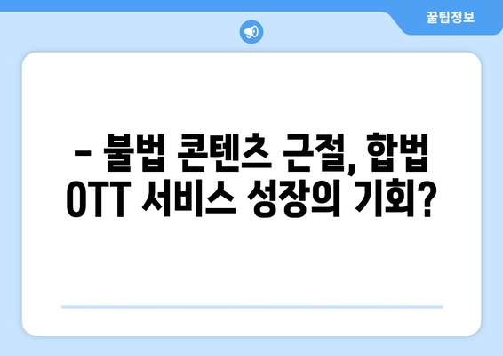 누누티비 폐쇄: OTT 산업에 미치는 영향