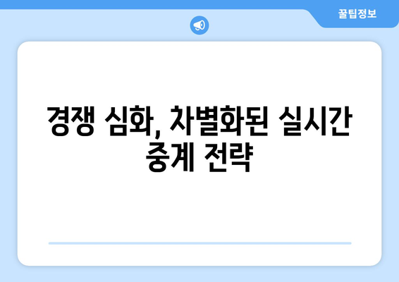 실시간 스포츠 중계의 도전과 기회