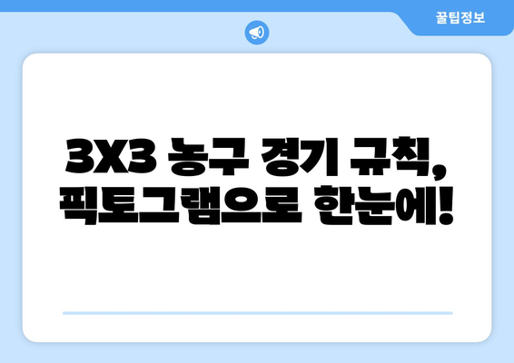 2024년 파리 올림픽 3X3 농구 정보 및 픽토그램