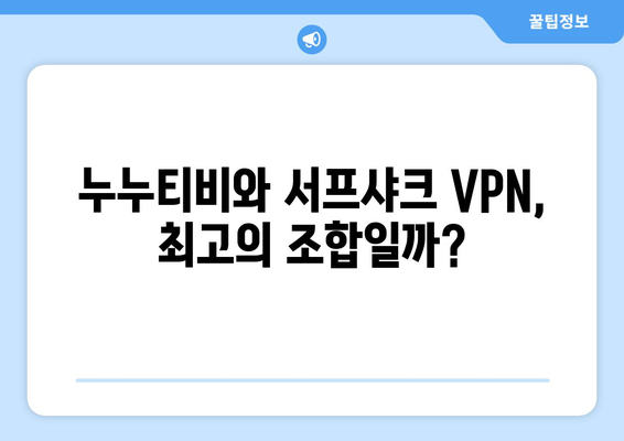 서프샤크 VPN을 통한 누누티비 접속 후기