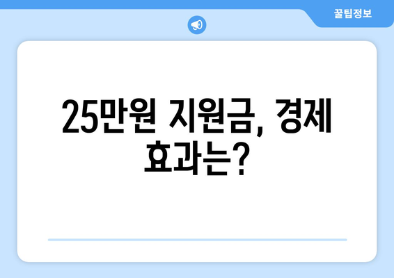 이재명이 주장하는 1인당 25만원 