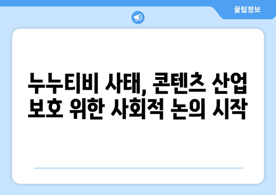 정부, 누누티비 재발 방지 불법정보 유통 차단 추진